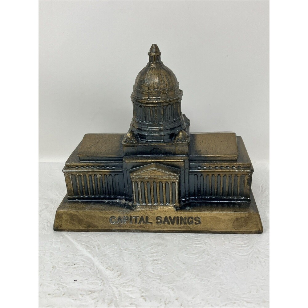 VTG Capital Savings Coin Piggy Bank Washington State Capital Building Bathrico